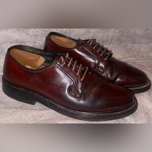 Hanover LB Sheppard Shell Cordovan Plain Toe Blucher Dress Shoes Derby 6.5 US